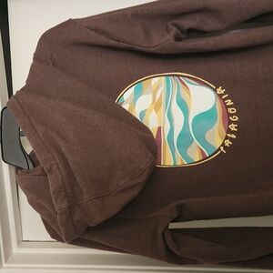 Ladies brown Patagonia Pullover Sweatshirt